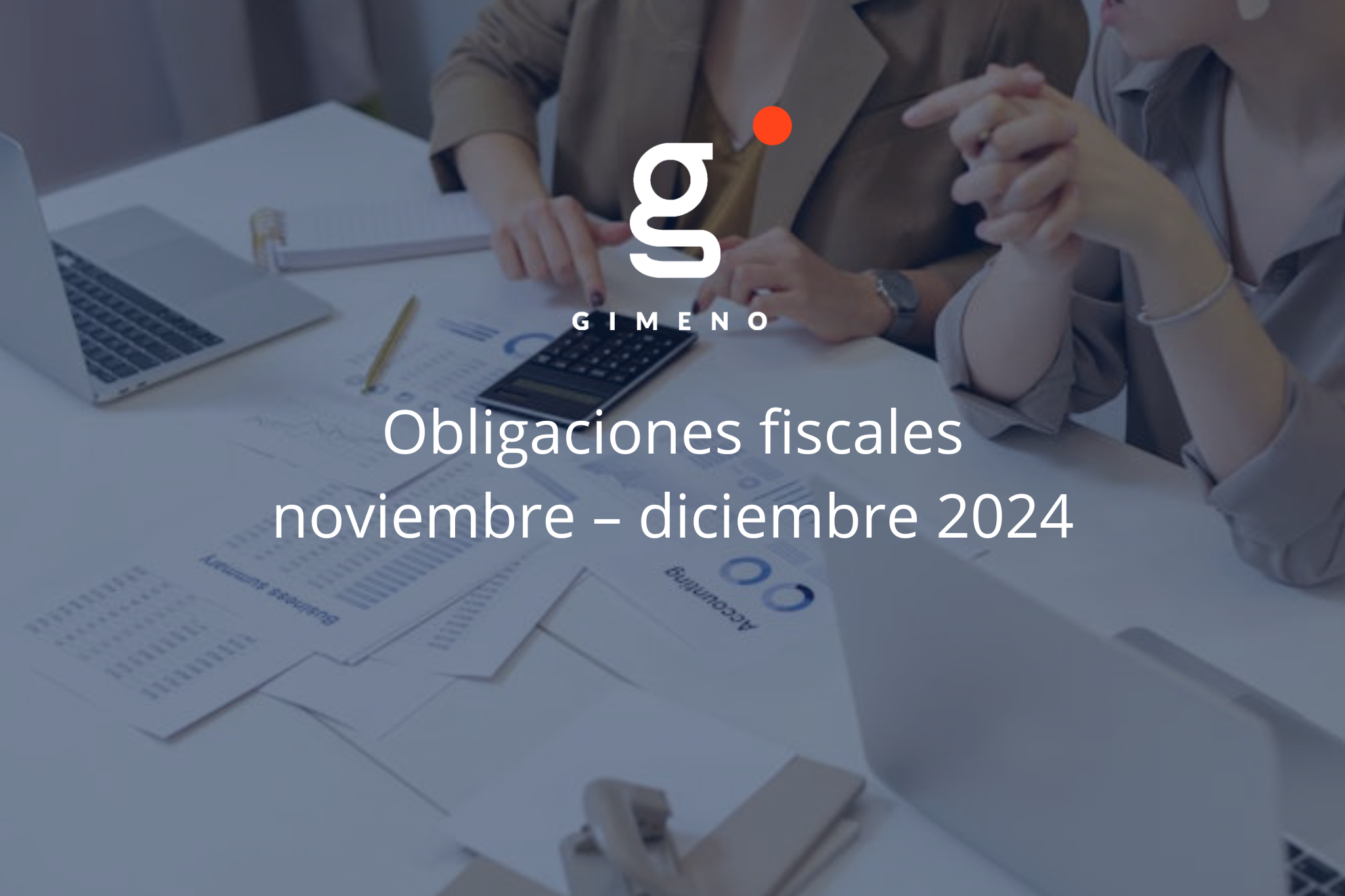 Obligaciones fiscales noviembre–diciembre 2024